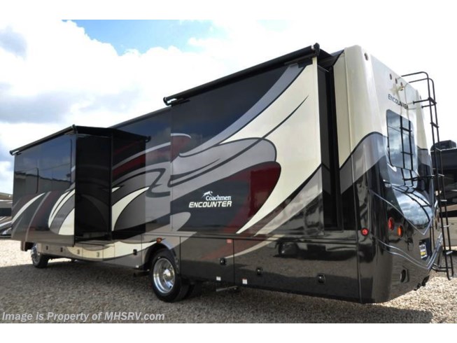 2015 Encounter 36BH 3 Slides, King, Res. Fridge, Tile, Bunk Bed by Coachmen from Motor Home Specialist in Alvarado, Texas