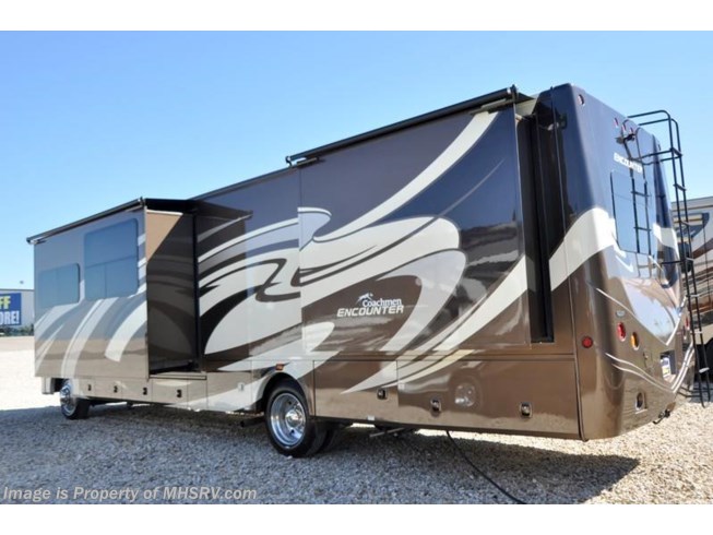 2015 Encounter 36BH W/3 Slides, King, Res. Fridge, Tile, Bunk Bed by Coachmen from Motor Home Specialist in Alvarado, Texas