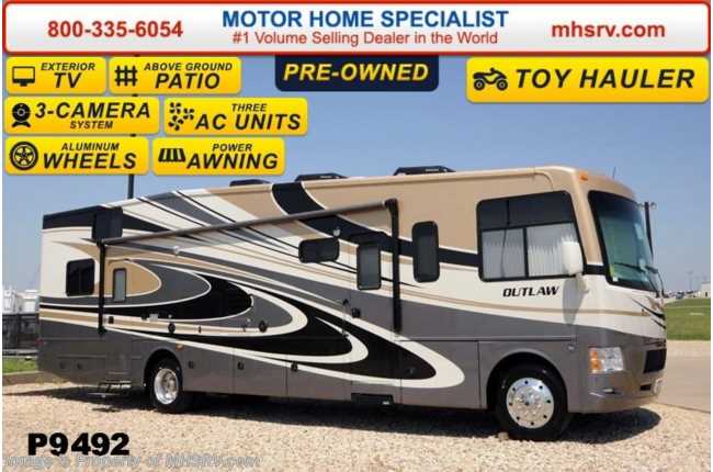 2014 Thor Motor Coach Outlaw Toy Hauler 37LS W/Slide Toy Hauler