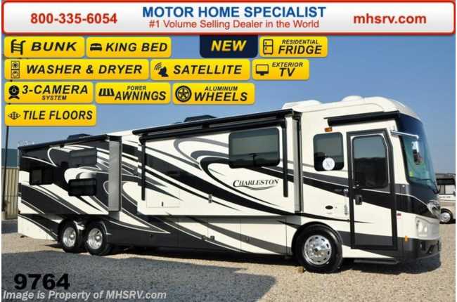 2015 Forest River Charleston 430 Bunk House, Tag Axle, Bose, 450HP