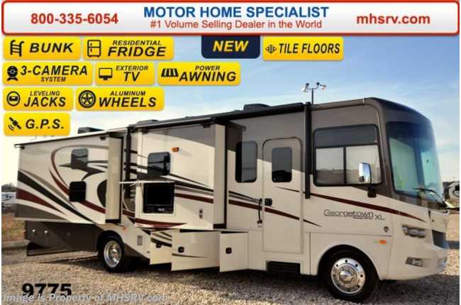2015 Forest River Georgetown XL 352 Bunk Model W/4 Slide, GPS, Dual Pane &amp; Ext TV