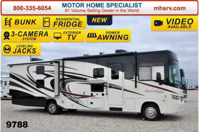 2015 Forest River Georgetown 351DS W/Bunk Bed, Res Fridge, 5 TVs &amp; OH Bunk
