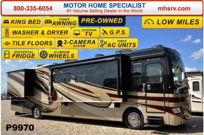 2012 Fleetwood Discovery 40X W/3 Slides, King Bed, W/D Stack