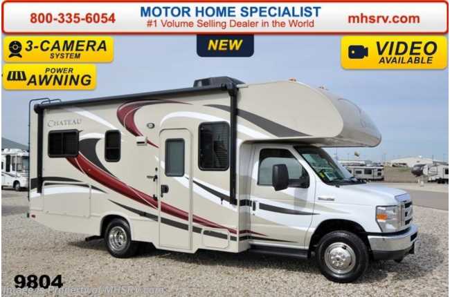 2015 Thor Motor Coach Chateau 23U With 3 Cameras, Pwr. Awning &amp; Heated Tanks