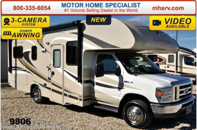 2015 Thor Motor Coach Chateau 23U With 3 Cams, Pwr Awning &amp; Heated Tanks