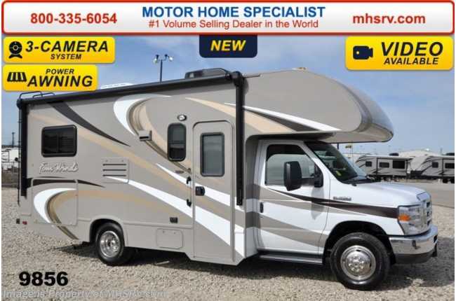 2015 Thor Motor Coach Four Winds 22E With Heated Tanks, 3 Cams &amp; Pwr. Awning
