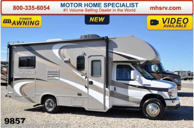 2015 Thor Motor Coach Four Winds 22E W/Heated Tanks, Pwr Awning &amp; Back Up Cam