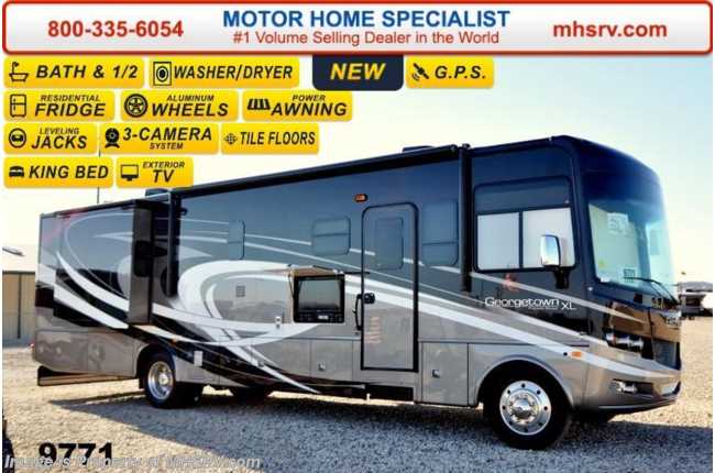 2015 Forest River Georgetown XL 360 Black Diamond, Bath &amp; 1/2, King Bed, Res. Frid