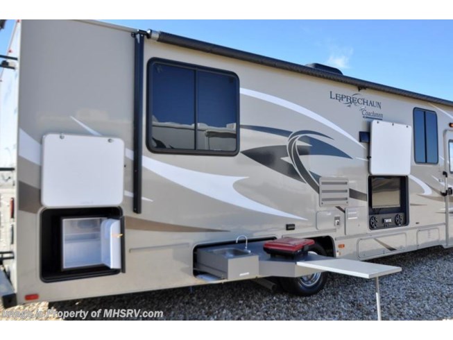2015 Coachmen Leprechaun 319DSF W/ Leveling, Ext TV & Kitchen, Fireplace - Used Class C For Sale by Motor Home Specialist in Alvarado, Texas