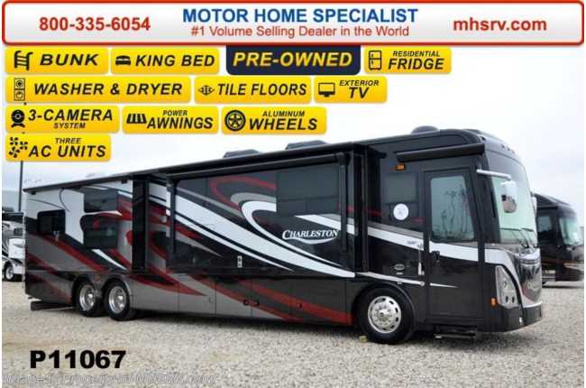 2014 Forest River Charleston 430BH Tag Axle Bunk House W/4 Slides