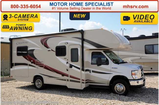 2016 Thor Motor Coach Chateau 24C W/Slide, Pwr. Awning, Heated Tanks, 3 Cams