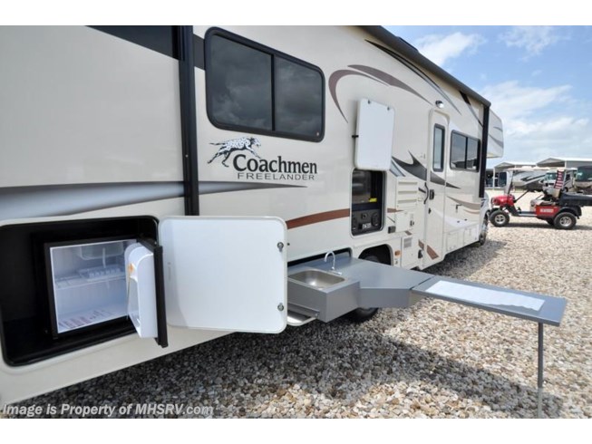2016 Coachmen Freelander 29KS W/Slide, Ext. TV, 15K A/C & Ext. Kitchen - New Class C For Sale by Motor Home Specialist in Alvarado, Texas