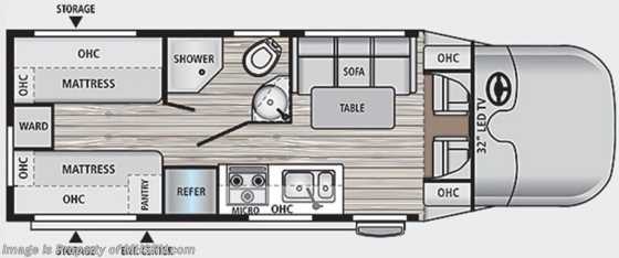 2016 Dynamax Corp REV 24TB With Two Beds Floorplan