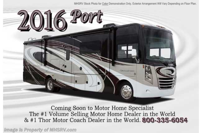 2016 Thor Motor Coach Challenger 37KT W/ 40 inch TV, King Bed &amp; Res Fridge