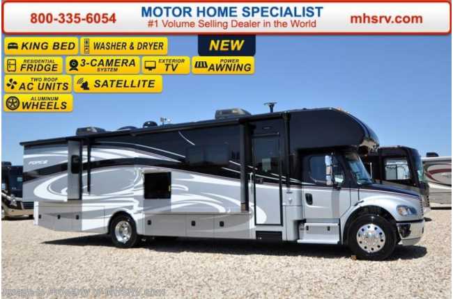 2016 Dynamax Corp Force 37TS W/3 Slides, King Bed, Res Fridge, 39&quot; TV