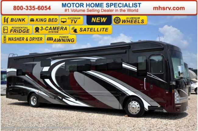 2016 Thor Motor Coach Tuscany XTE 40BX Bunk Model W/3 Slides, King Bed, Stack W/D