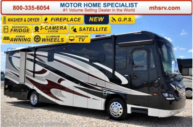 2016 Sportscoach Cross Country 360DL W/340HP, Res. Fridge, Stack W/D, Sat, GPS