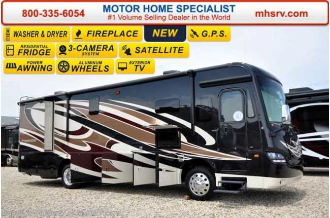 2016 Sportscoach Cross Country 360DL W/340HP, Res. Fridge, Stack W/D, Sat &amp; GPS