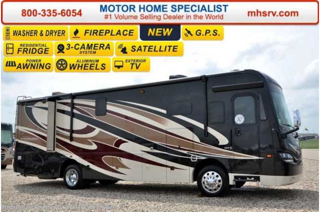 2016 Sportscoach Cross Country 360DL W/340HP, Res. Fridge, Stack W/D, GPS, Sat