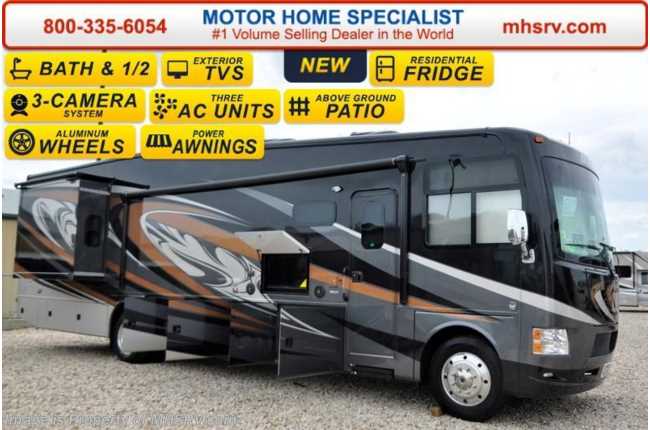 2016 Thor Motor Coach Outlaw Residence Edition 38RE Res Fridge, Bath &amp; 1/2, 4 TVs, 26K Chassis