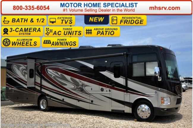 2016 Thor Motor Coach Outlaw Residence Edition 38RE Res Fridge, Bath &amp; 1/2, 4 TVs, 26K Chassis