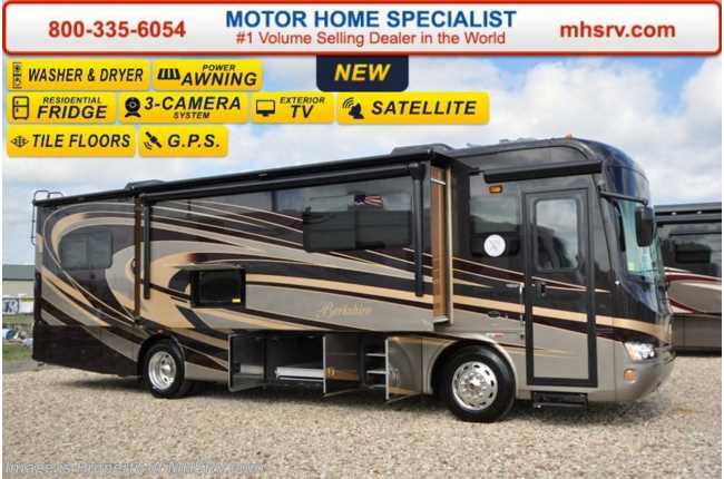 2016 Forest River Berkshire 34QS-340 W/4 Slide, Stack W/D, Sat Dome, King