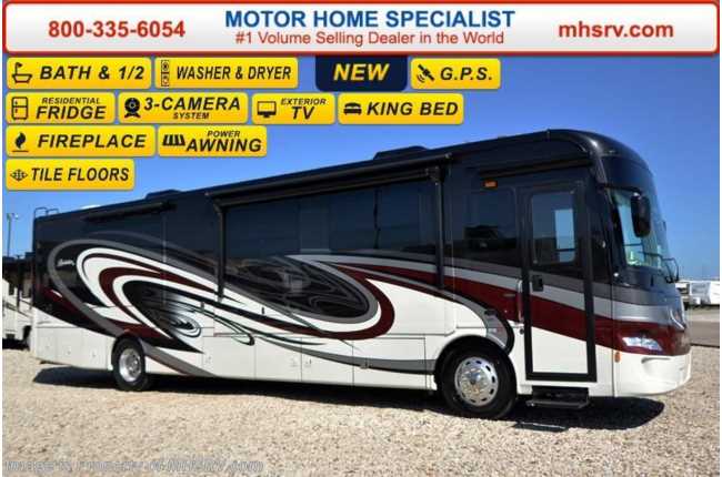 2016 Forest River Berkshire XL 40RB-380 Bath &amp; 1/2, W/D, 380HP, King Bed