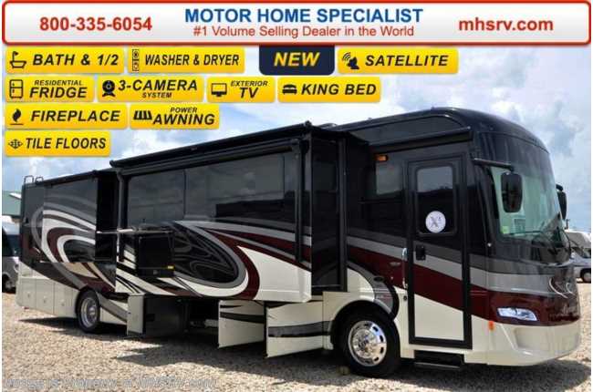 2016 Forest River Berkshire XL 40RB-380 Bath &amp; 1/2, W/D, 380 HP, King Bed