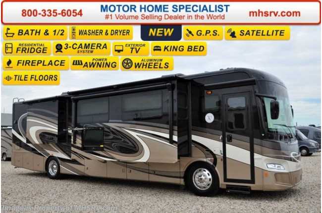 2016 Forest River Berkshire XL 40RB-380 Bath &amp; 1/2, W/D, 380HP &amp; King Bed