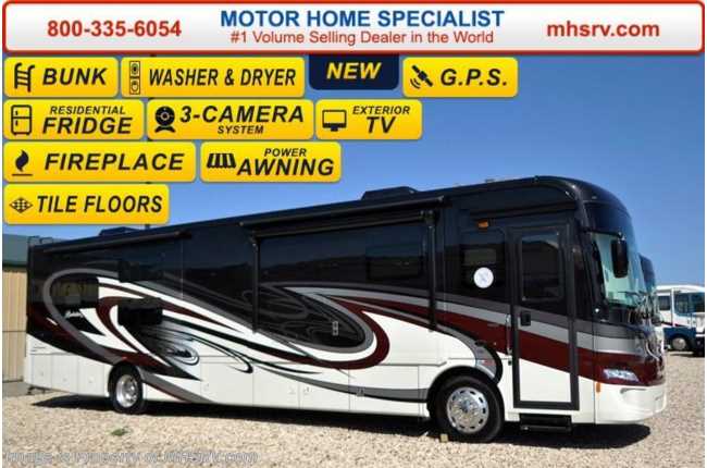2016 Forest River Berkshire XL 40BH-380 W/Bunks, 380HP, Stack W/D &amp; Tile