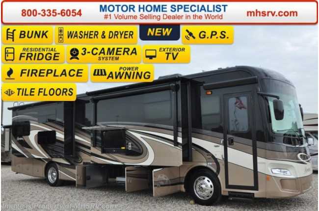 2016 Forest River Berkshire XL 40BH-380 W/Bunks, 380 HP, Stack W/D, Tile