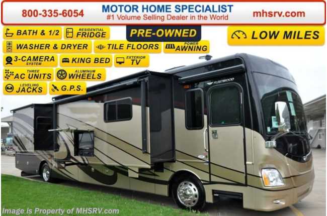 2014 Fleetwood Discovery Bath and a Half with 3 Slides including a Full Wal