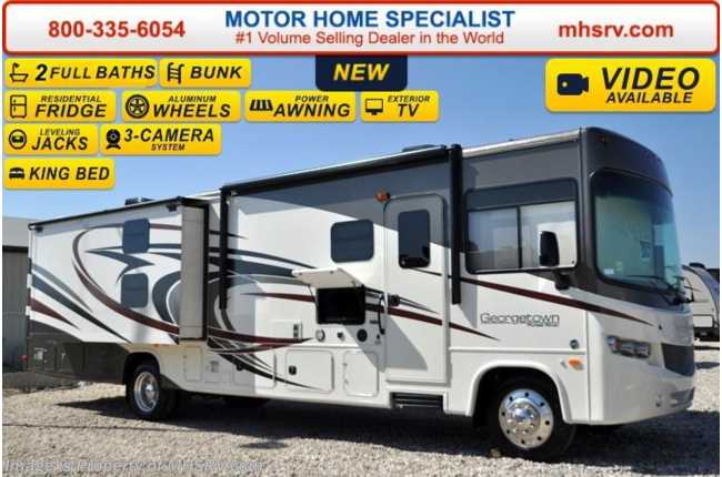 2016 Forest River Georgetown 364TS 2 Bath, Bunk Model, King, Ext. TV