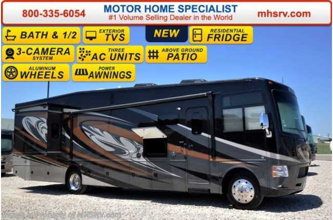 2016 Thor Motor Coach Outlaw Residence Edition 38RE Res Fridge, Bath &amp; 1/2, 4 TV &amp; 26K Chassis