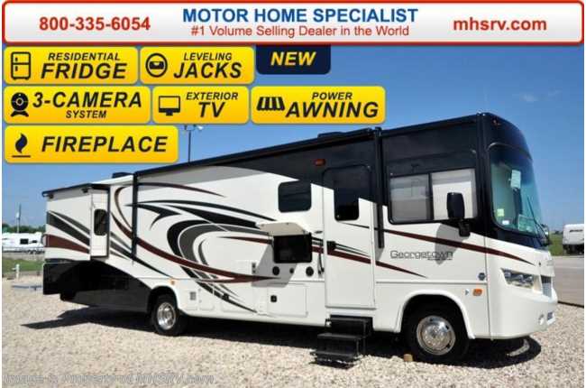 2016 Forest River Georgetown 335DS With 2 Slide, Res. Fridge, Ext. TV &amp; L-Sofa