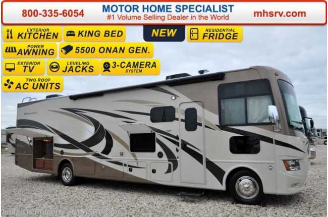2016 Thor Motor Coach Windsport 34F W/ Jacks, Ext. TV, Pwr OH Bunk, King Bed