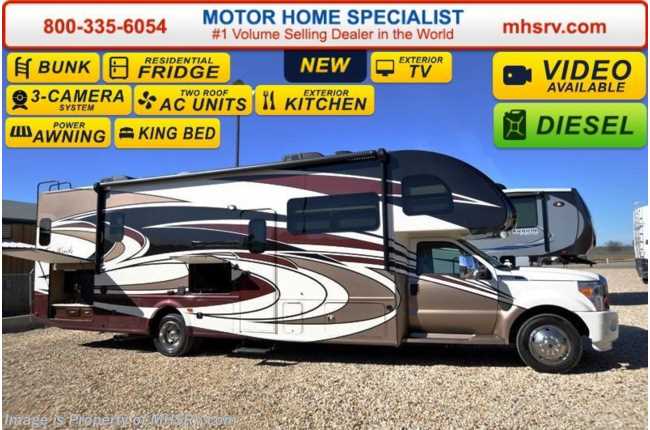 2016 Thor Motor Coach Four Winds Super C 35SB Bunk House, FBP, King Bed, Dsl. Gen