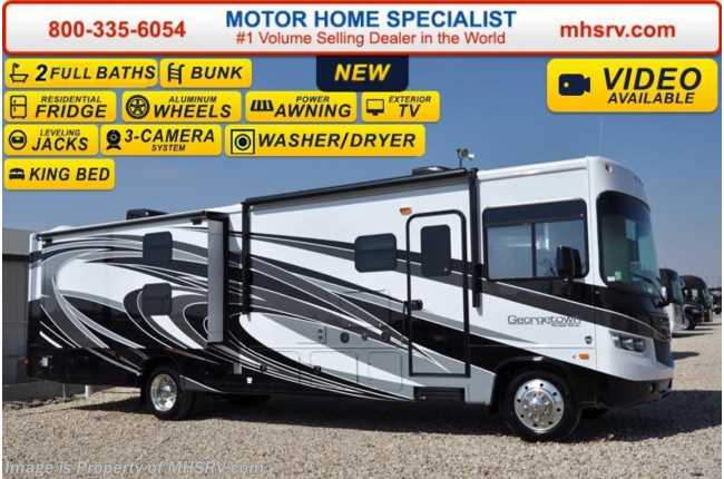 2016 Forest River Georgetown 364TS 2 Bath, King, Res Fridge, Bunk House