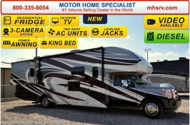 2016 Thor Motor Coach Chateau Super C 35SK W/Cabover Ent, King Bed