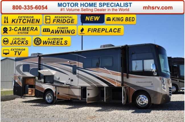 2016 Thor Motor Coach Challenger 36TL W/Ext. Kitchen, King Bed, 50 Inch TV