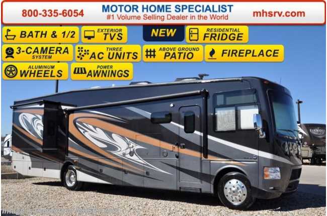 2016 Thor Motor Coach Outlaw Residence Edition 38RE W/Res Fridge, Bath &amp; 1/2, 4 TVs, 26K Chassis