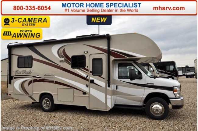 2016 Thor Motor Coach Four Winds 24C W/ Slide, Pwr. Awning, Heated Tanks, 3 Cam