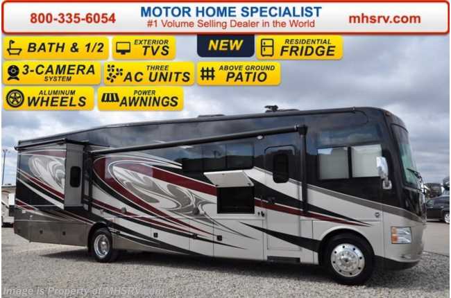 2016 Thor Motor Coach Outlaw Residence Edition 38RF Res. Fridge, Bath &amp; 1/2, 4 TVs, 26K Chassis