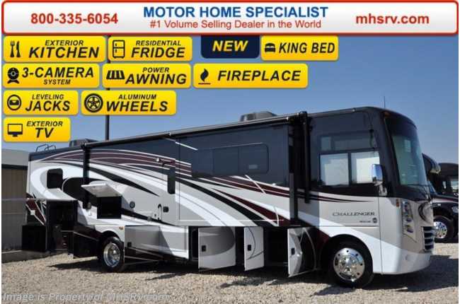 2016 Thor Motor Coach Challenger 36TL W/Ext Kitchen, King Bed, 50 Inch TV