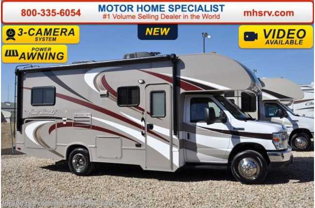 2016 Thor Motor Coach Four Winds 24C Cabover Ent, Pwr Awning, Heated Tanks, 3 Cam