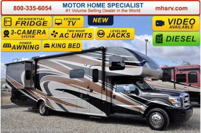 2016 Thor Motor Coach Chateau Super C 35SK W/Theater Seating, King Bed &amp; Dsl. Gen