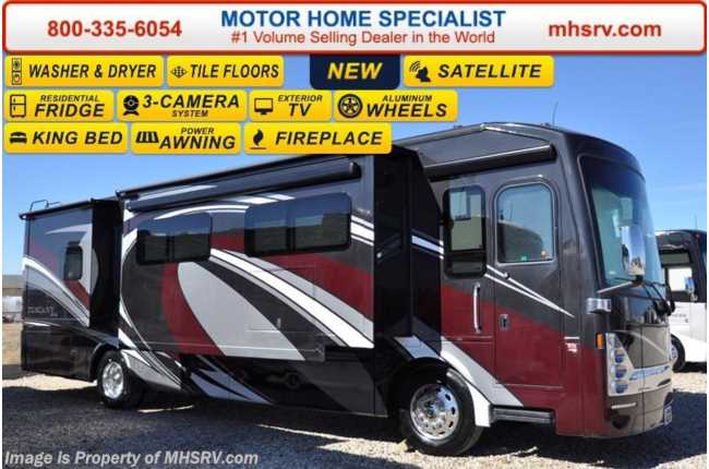 2016 Thor Motor Coach Tuscany XTE 36MQ W/4 Slides, King Bed, Stack W/D &amp; 48&quot; LED TV