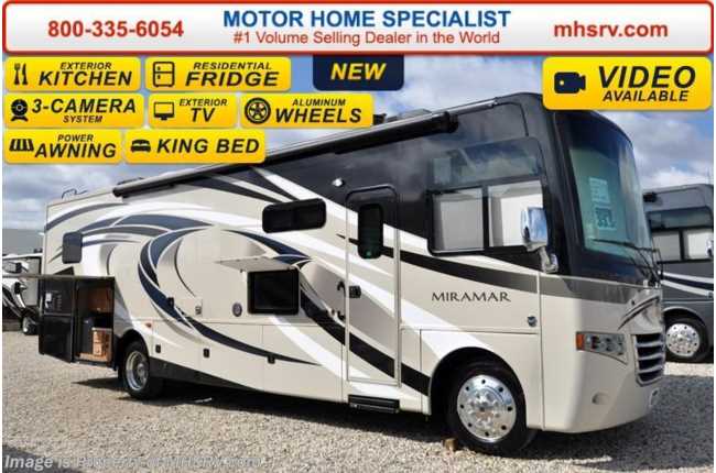 2016 Thor Motor Coach Miramar 33.5 With Ext. Kitchen, King Bed, Hide-A-Bed