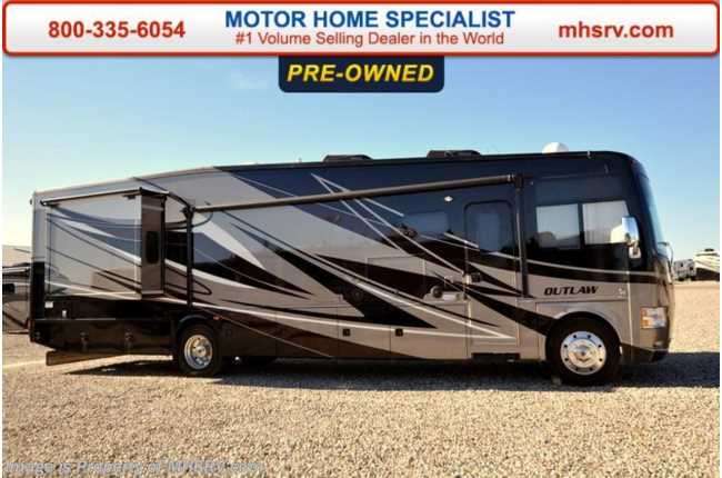 2015 Thor Motor Coach Outlaw Toy Hauler Residence 38RE W/ 3 Slides