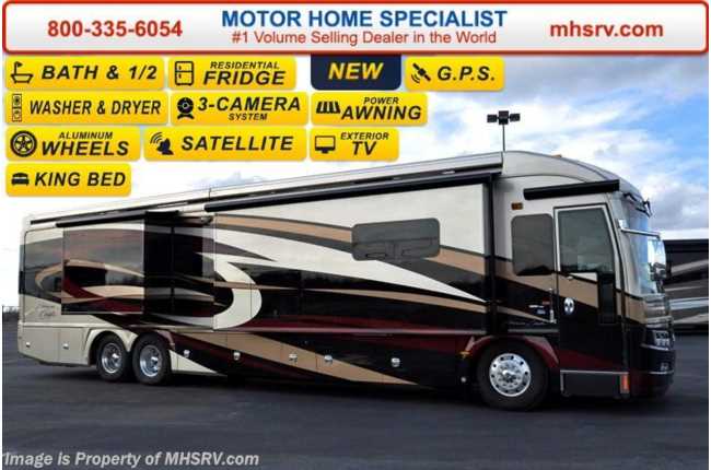 2015 American Coach American Eagle 45A 600HP Bath &amp; 1/2 Luxury RV for Sale at MHSRV.c